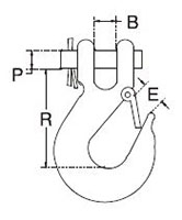 Drop Forged Clevis Slip Hook 